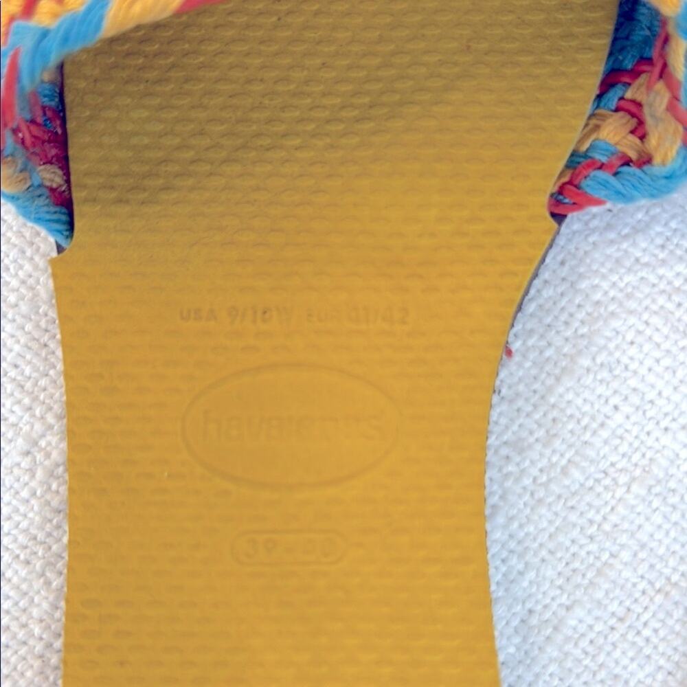 Havaiana St. Tropez Mesh Women’s Flip Flop Sandals size 9/10 - Picture 8 of 10